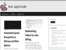 Tablet Screenshot of macapptitude.com